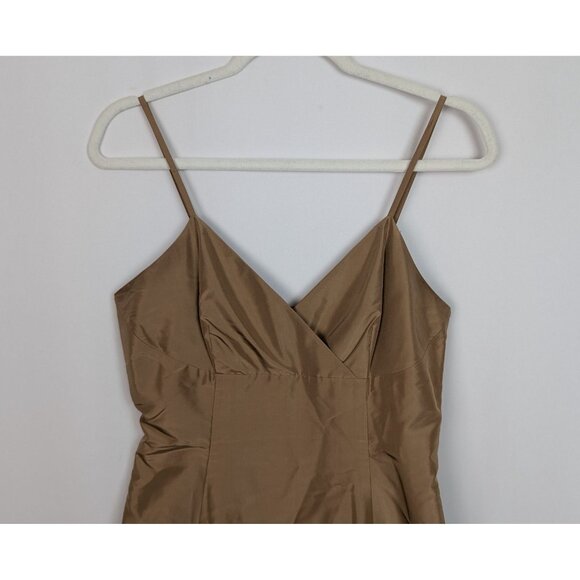 I.N.C. International Concepts 8 VTG 90s Y2K Satin 100% Silk Long Maxi Dress Gown - Picture 3 of 9